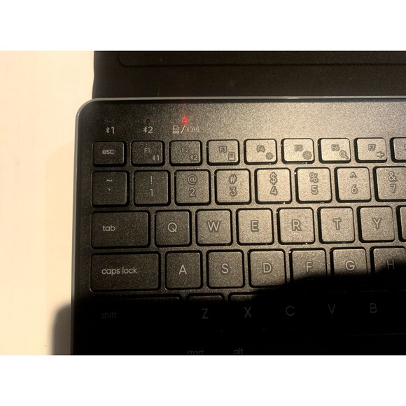 Wireless Keyboard with Stand for iPads & Tablets - heyday Black and Gray - Picture 9 of 10